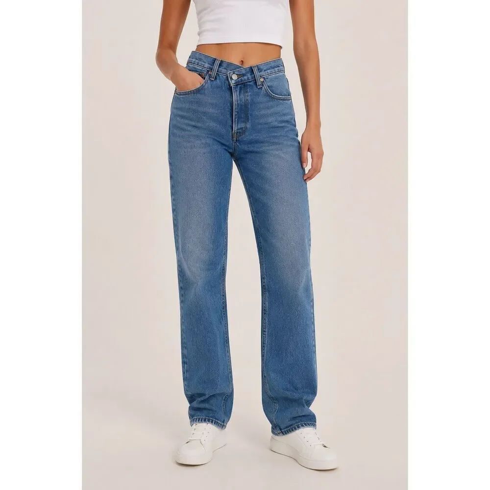 Abercrombie & Fitch 90s High Rise Straight Leg Jeans Size 26